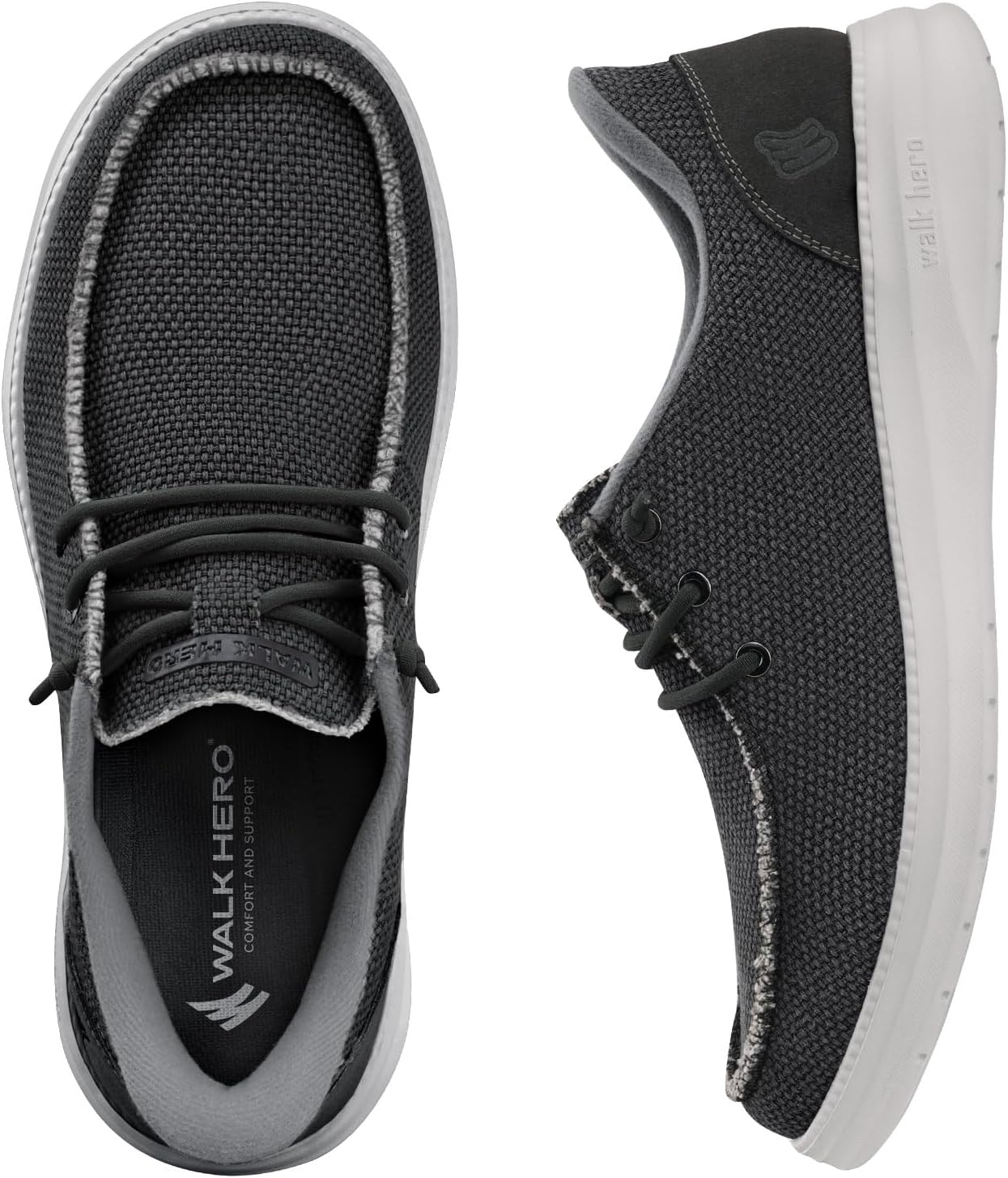 Slip On Shoes for Men with Arch Support, Lightweight Mens Slip On Shoes, Breathable Mens Casual Shoes, Orthopedic Mens Loafers with Non Slip Sole