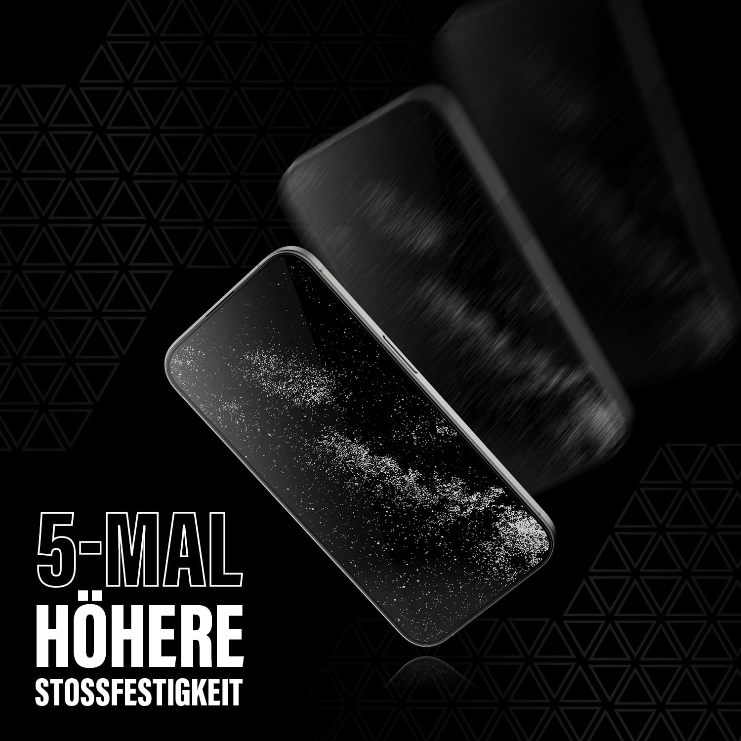 PanzerGlass™ Keramik schutz Glas für iPhone 15 Pro - 5x stärkerer Displayschutz, Ohara-Glas mit astronomischer Stärke, Ultra-Klar Displayschutzfolie, Anti-Kratzer, Bläschenfrei | Schutzglas aus japanischer Ohara Glaskeramik, 5x höhere Stärke als bisherige