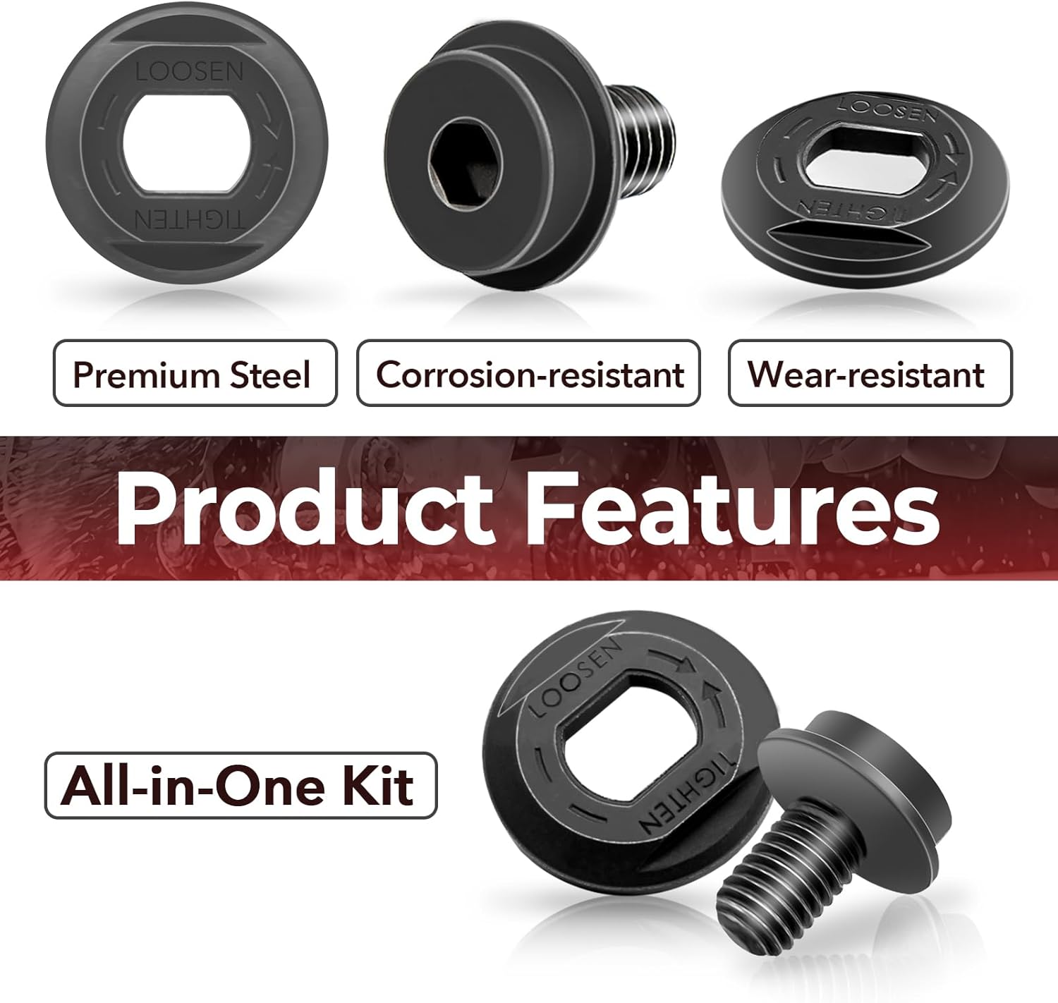 N621119 648697-00 Steel Outer Clamp Washer Blade Circular Saw Bolt Fit for DCS372 DCS390 DCS391 DCS392 DC310 DCS373 DC310K DC390B DCS393 Durable New Replacement Parts