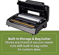 Vista 7 de Envasadora de alimentos al vacío Nesco VS-01 - De color blanco, Plateado