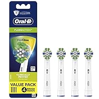 Vista 1 de Cabezales de repuesto Oral-B Floss Action para cepillo de dientes eléctrico Oral-B, paquete de 4
