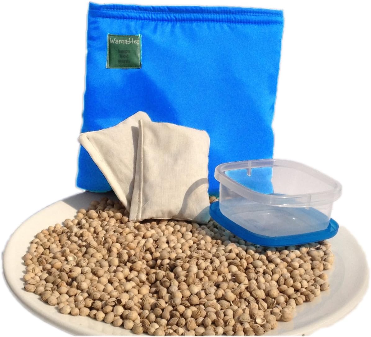 Warmables Food Warmer Sleeves for safe meals on the go (cool aqua, small)