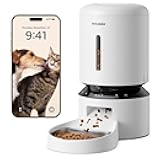 PETLIBRO Automatic Cat Feeder with Camera, 1080P HD Video with Night Vision, 5G WiFi Pet Feeder with 2-Way Audio, Low Food & Blockage Sensor, Motion & Sound Alerts for Cat & Dog Single Tray