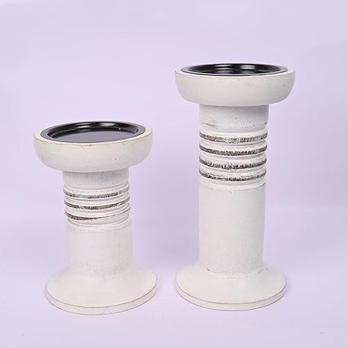 Miniatura 4 de NIRMAN Juego de portavelas decorativo, soporte para velas de decoración del hogar, centro de mesa decorativo, juego de decoración de chimenea