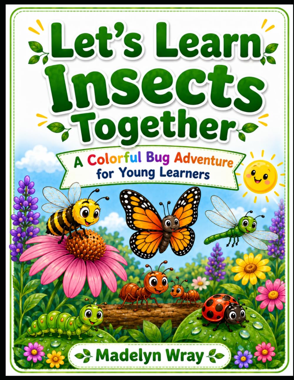 Let’s Learn Insects Together: A Colorful Bug Adventure for Young Learners