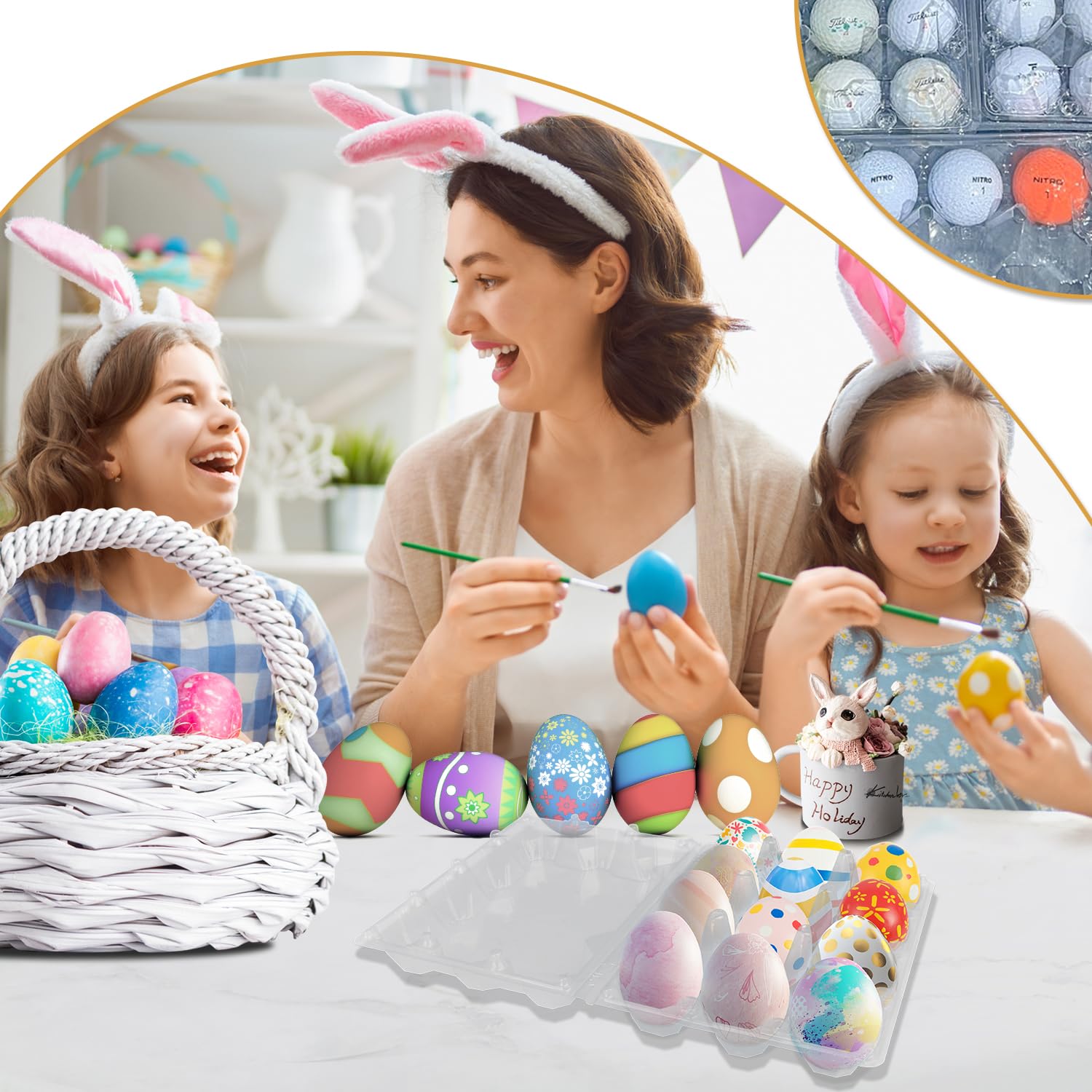 Lot De 120 Boîtes à œufs En Plastique Transparent Bon Marché