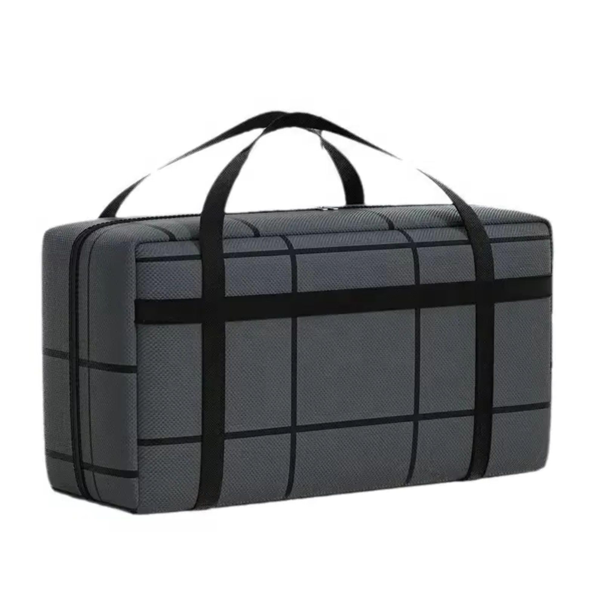 89L Large Storage Bag with Zipper & Handles – Foldable Clothes Organizer for Blanket, Quilt, Pillow, Saree, Toys & Travel – Non-Woven Fabric Underbed Storage Box (75 x 36 x33 cm)-image-11