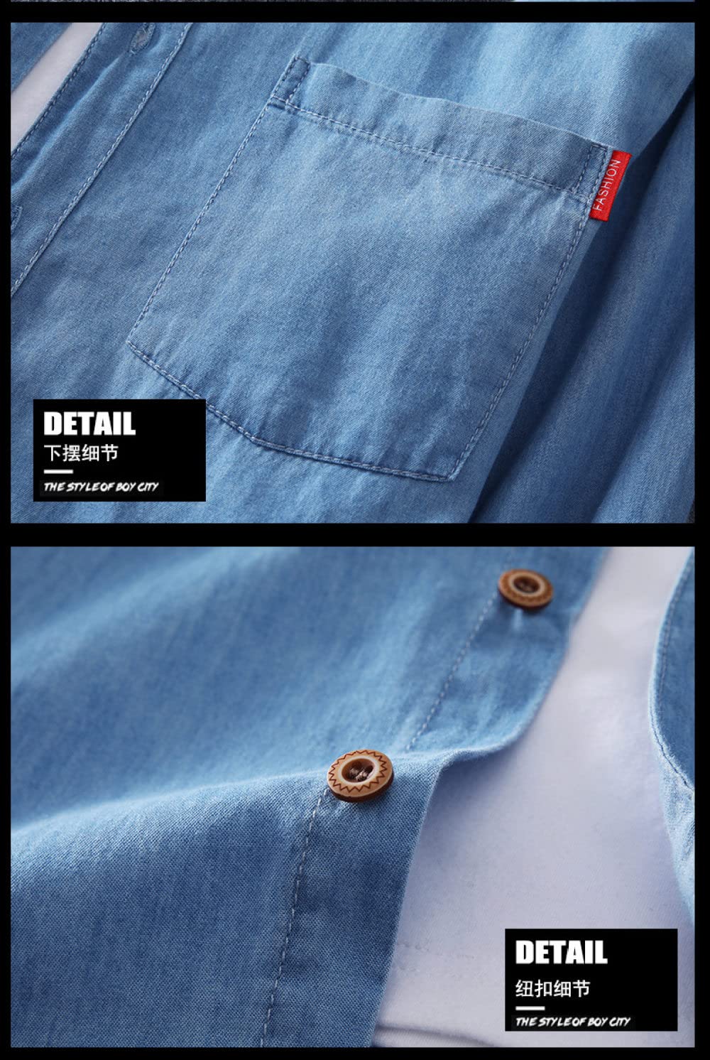 HGJH Freizeithemden Für Herren, Herren Langarmhemd Thermo Großes Cowboyhemd Blaues Hemd Button-Down-Baumwollholzfäller Bequemes Hemd Lässiges Arbeitshemd Für Männer Jungen