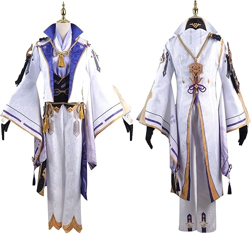 Miniatura 5 de Game Genshin Impact Kamisato Ayato - Disfraz de cosplay con accesorio, uniforme de anime, traje de Halloween