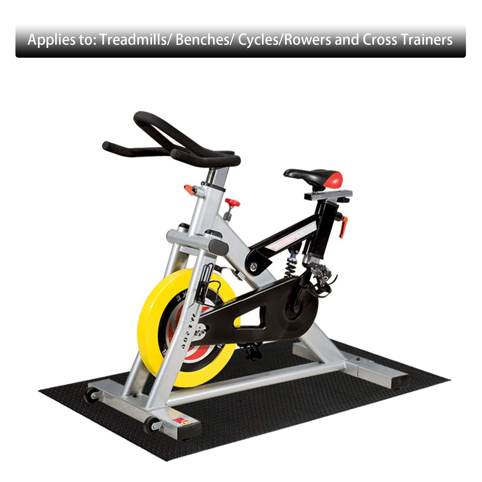 Amazon.co.jp: エアロバイクマット ランニングマシンマット 多機能