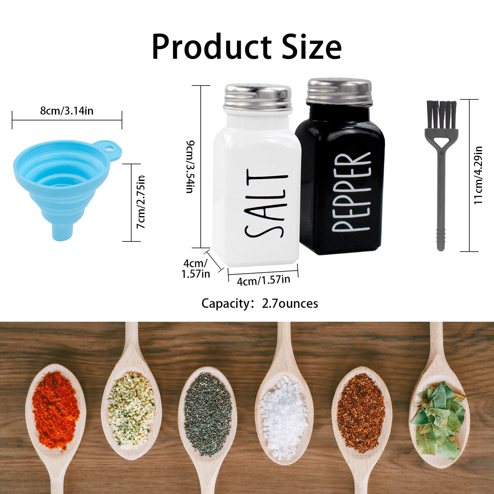 Set Saliera E Pepiera A Forma Di Fragola - 2 Pezzi Carini Per Spezie In Tavola - Foto 8