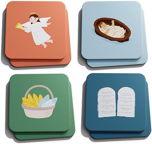 Miniatura 2 de Good Ground Juego de recuerdos a juego para niños pequeños  Regalos divertidos y rápidos para niños y niñas de 3 a 7 años  Juego de cartas bíblico