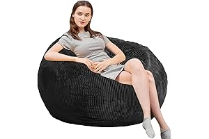 Bean Bag Chairs for Extreme Comfort: Snuggle Into Faux Rabbit Furry Bliss