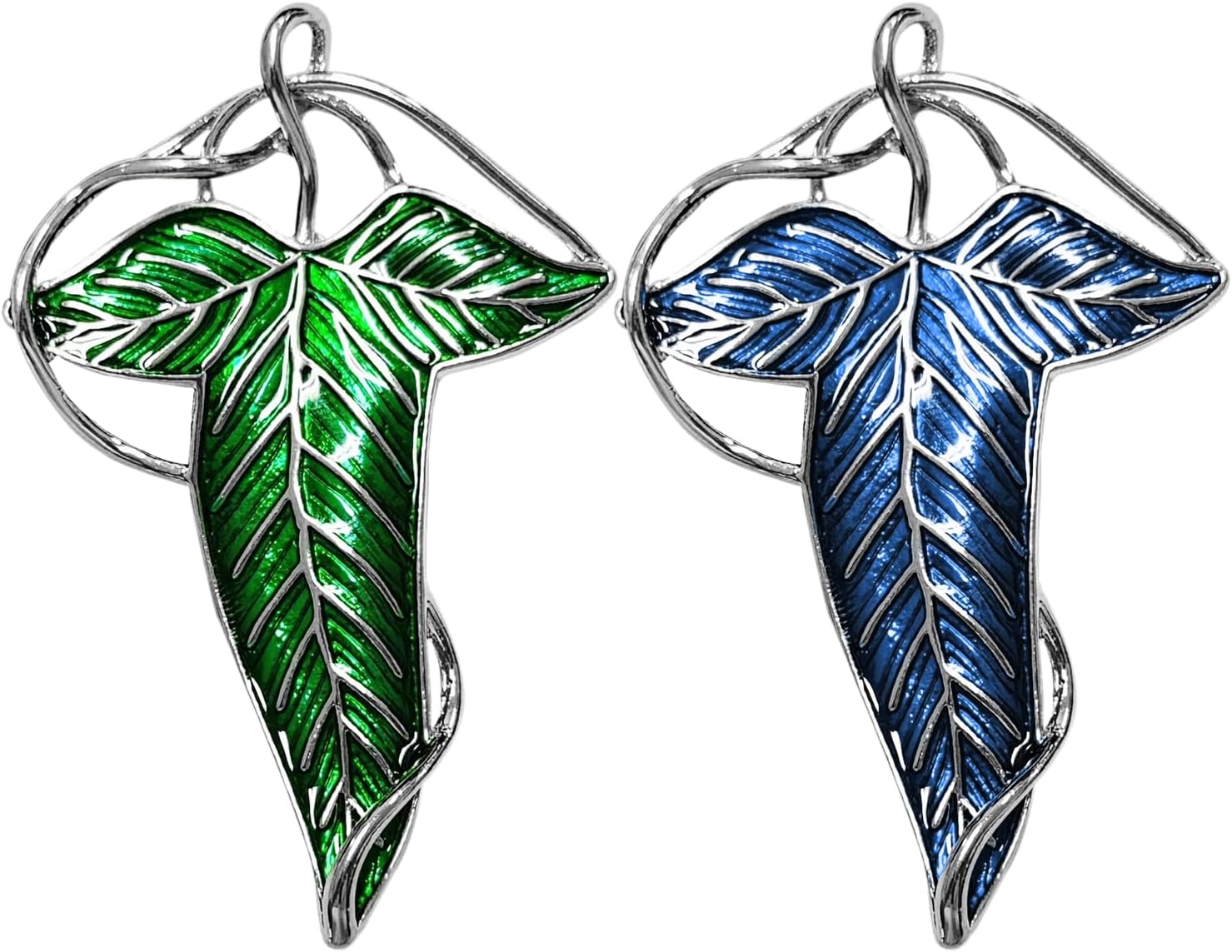 2 Pieces Elf Leaf Brooches Medieval Brooches Women Brooches Personalized Brooches Vintage Brooches Perfect for Lord of the Rings Lovers and Hobbit Lovers