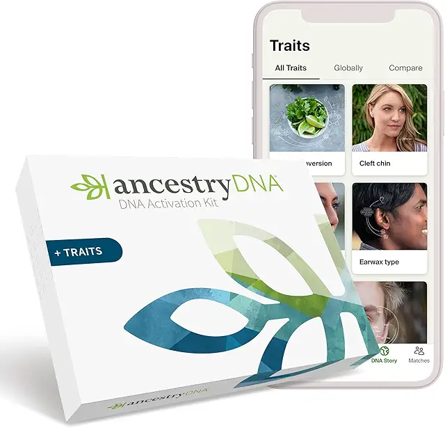 AncestryDNA Test Kit with 35+ Traits & Ethnicity Analysis | My Heritage DNA