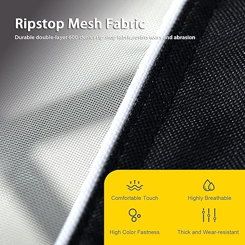 Miniatura 8 de FAIR WIND Sillón de camping de gran tamaño con toldo de sombra ajustable para deportes al aire libre  soporta 350 libras resistente plegable silla