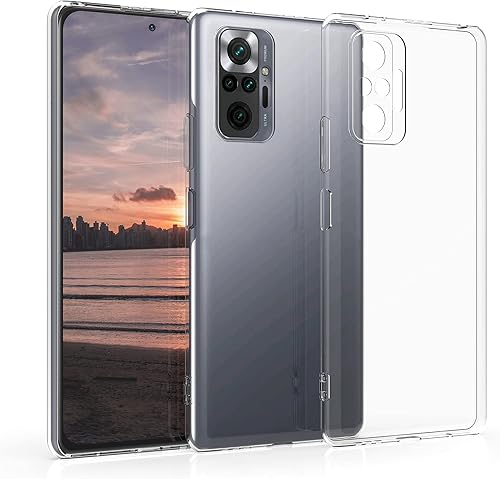 Miniatura 5 de kwmobile Funda compatible con Xiaomi Redmi Note 10 Pro - Funda transparente Funda suave delgada flexible protectora TPU teléfono cubierta -