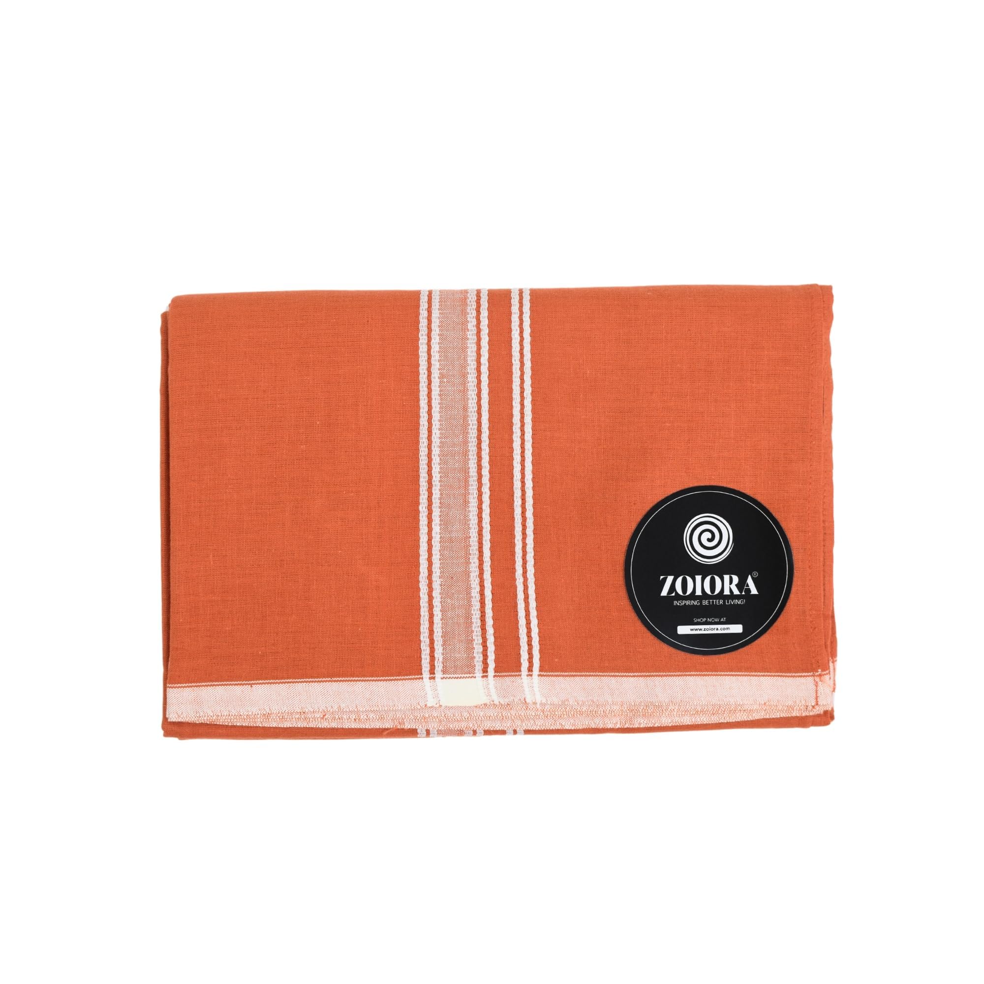 zoiora Cotton Kavi Lungi for Men | Pure Cotton Stitched Kavi | Single Dhoti | Saffron Dhotis For Men | Traditional Lungi |Premium Pure Cotton Mundu-picture-26