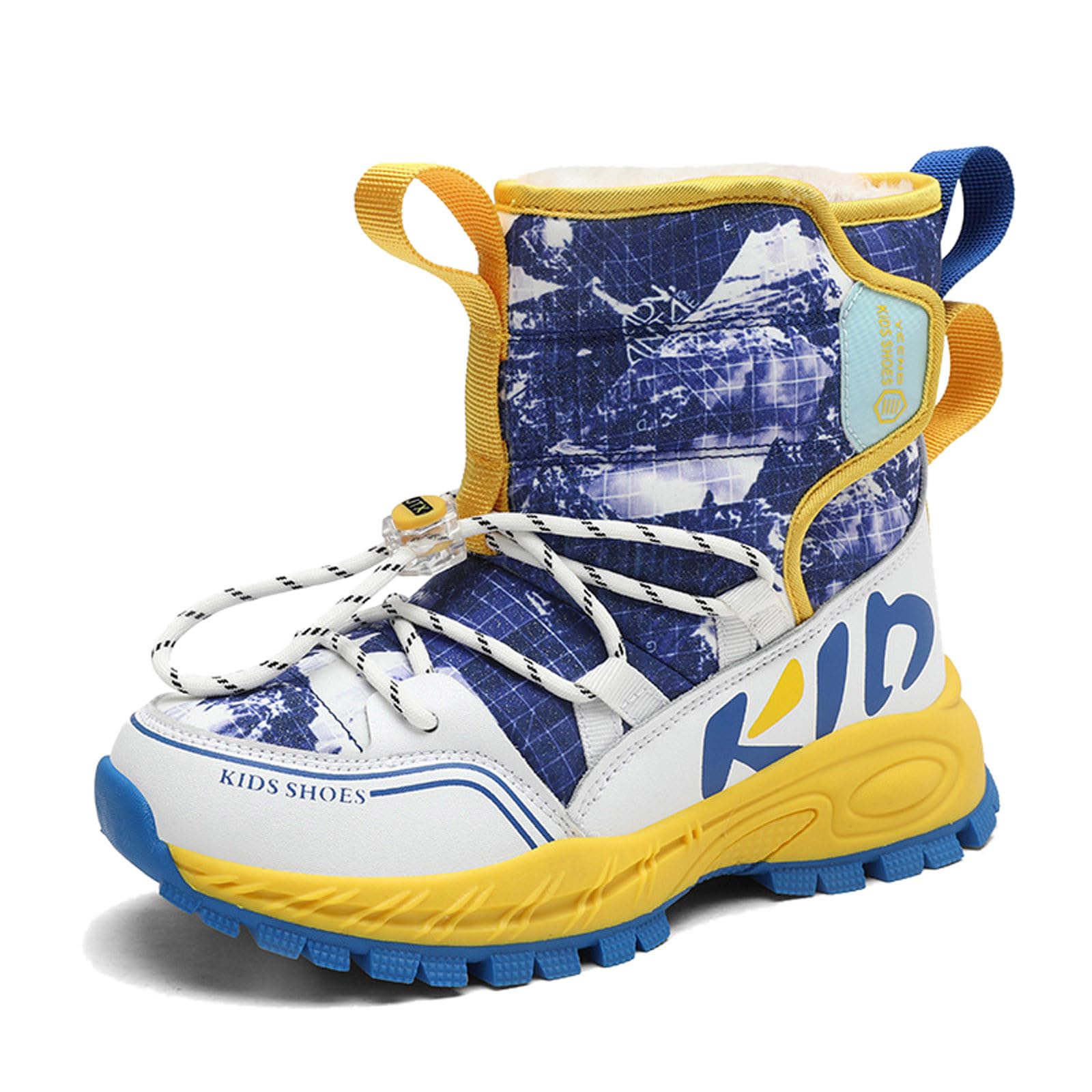 Ragazzi Scarpe per Bambini Scarpe Traspirante Morbido Casual Stivali Invernali Antiscivolo Bottes de Printemps et d'Automne Stivali da NeveCaldo Design alla Moda per Le Passeggiate All'aperto