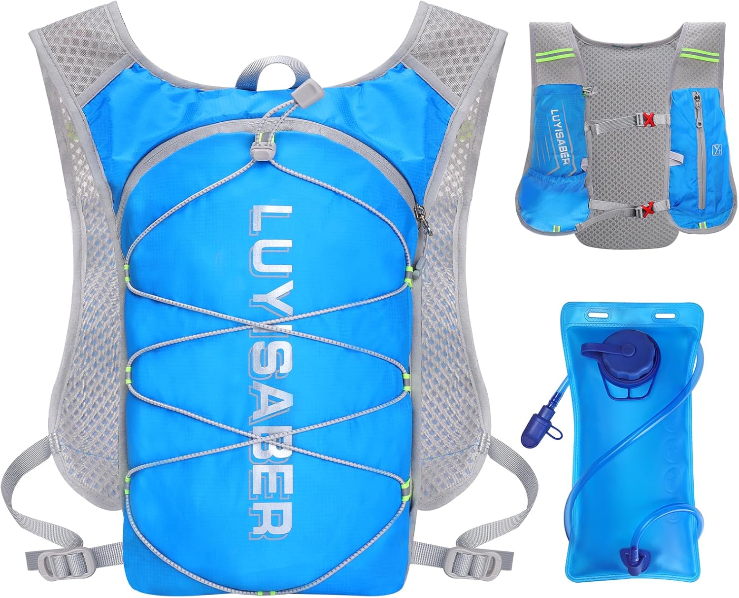 Outplea Hydration Backpack with 2L Water Bladder, Comfortable Mesh