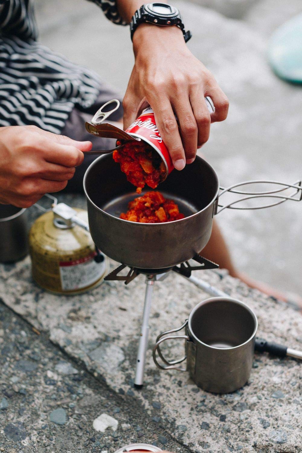バーベキュー・調理用品 Titanium Multi Compact Cook Set Amazon.co.jp: Snow Peak Multi Compact Cookset Titanium : Sports