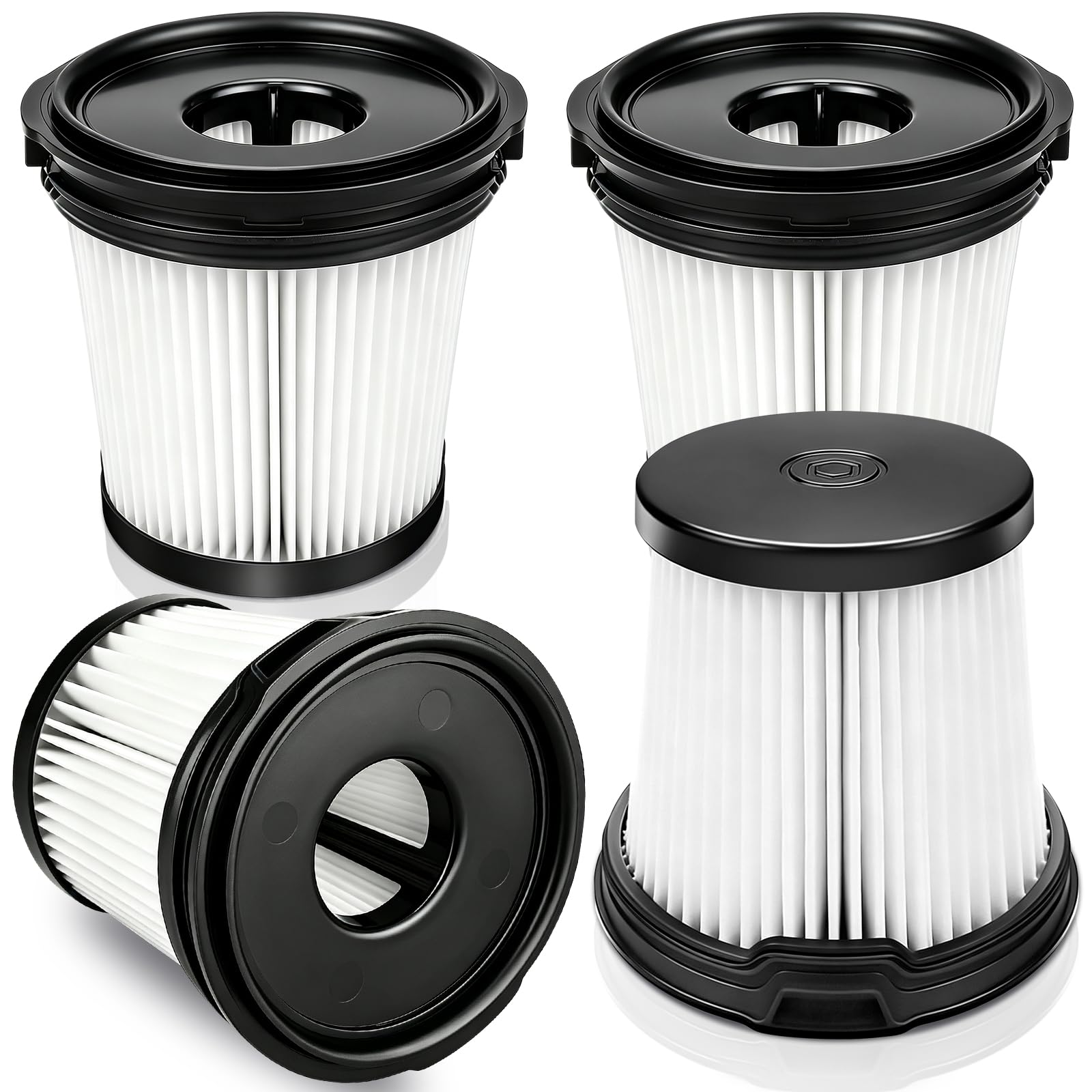 4 Pack Shark Filter Replacement for IW1511UK IW3611UKT IW3510UK Shark Detect Pro Hoover Filters Cordless Vacuum Cleaner, Reusable & Washable