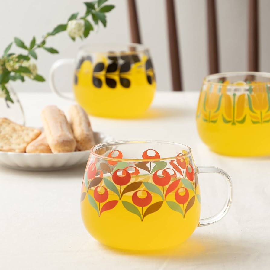 Amazon｜三郷陶器(Sango Toki) 耐熱ガラス マグカップ 約420ml