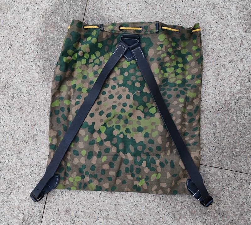 Reproduction WWII GERMAN MOUNTAIN TROOPS DOT 44 PEA CANVAS RUCKSACK FIELD BACKPACK3