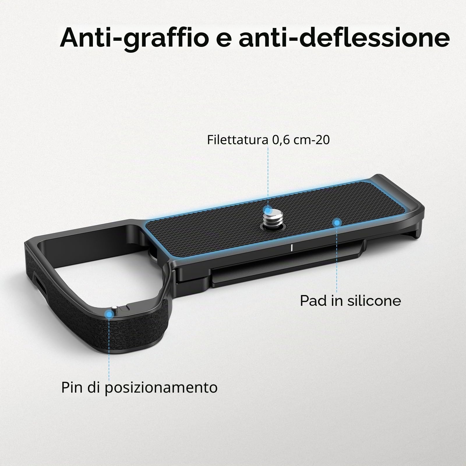 SMALLRIG Piastra di base per Sony Alpha 7 IV con design a sgancio rapido per Arca Standard - 3666