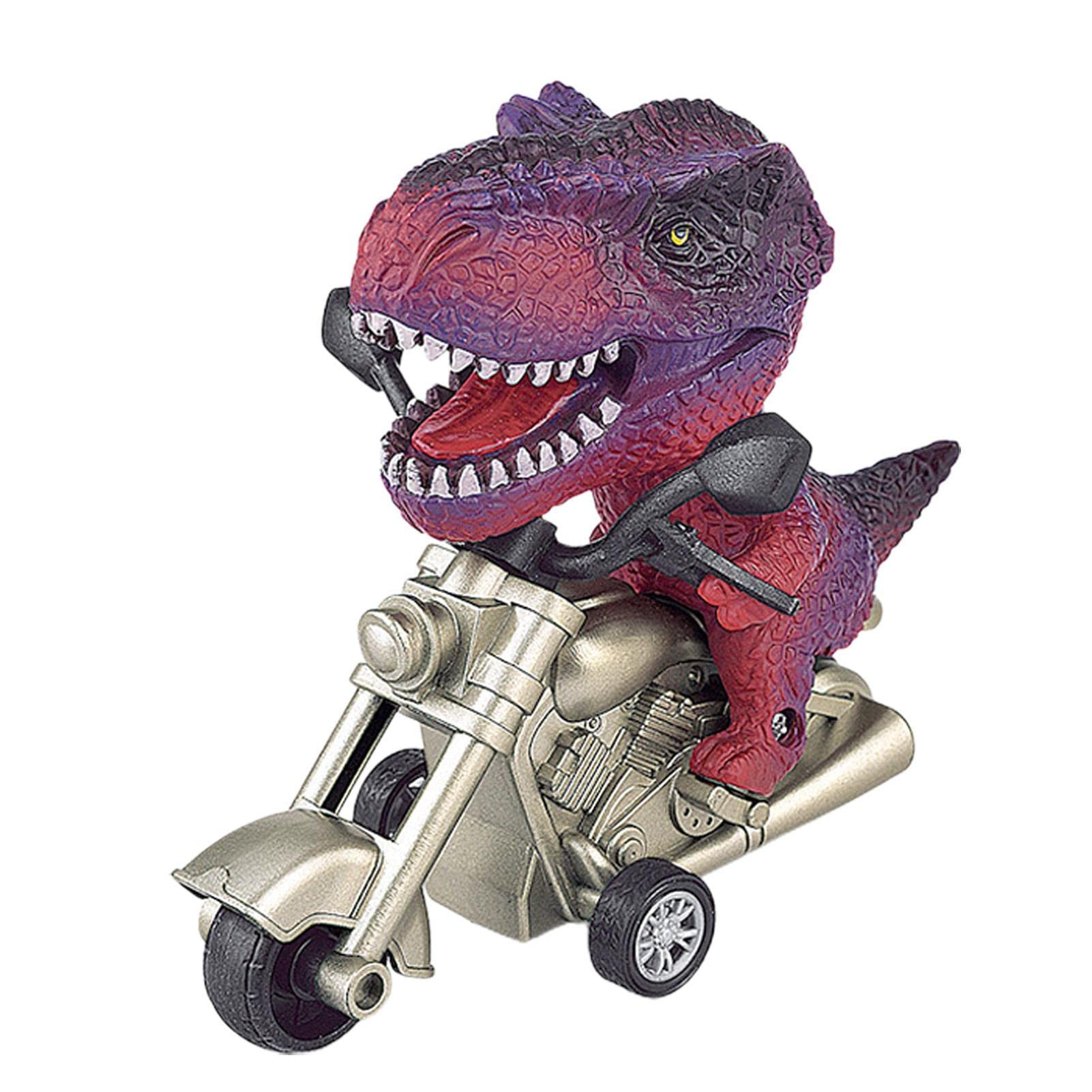 Jouets Moto Dinosaure 6 Pièces - Scooter à Inertie Et à Tirer - Tyrannosaurus Rex Enfant