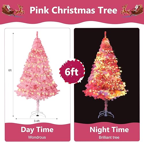 Miniatura 6 de Arthas Árbol de Navidad negro de oropel de Halloween de 6 pies para decoración del hogar, oficina, fiesta, Navidad, vacaciones, temporada,