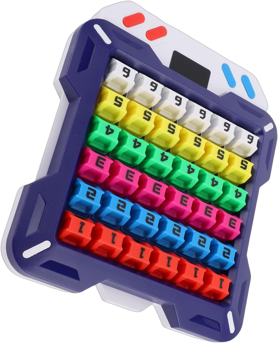 Focket Electronic Sudoku Puzzle Game, Colorful Light Effects 13500 Puzzles Portable Design, Multiple Play Modes with Teaching Mode for Kids Teens Adults