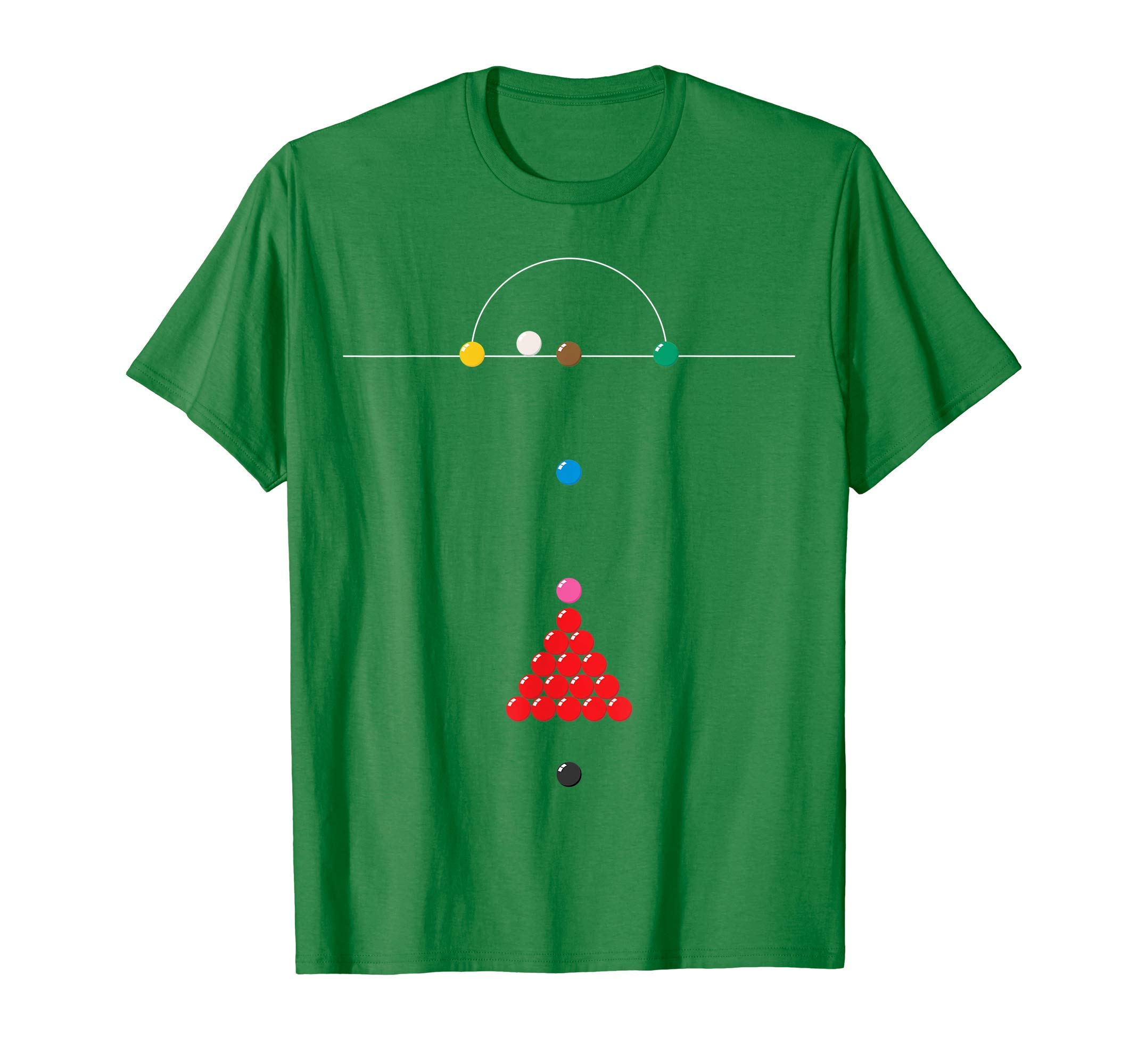 Snooker | Pool | Billiards | Cue Sport TeesUnisex Adult Green Snooker Table T-Shirt, SmallOEKO-TEX STANDARD 100