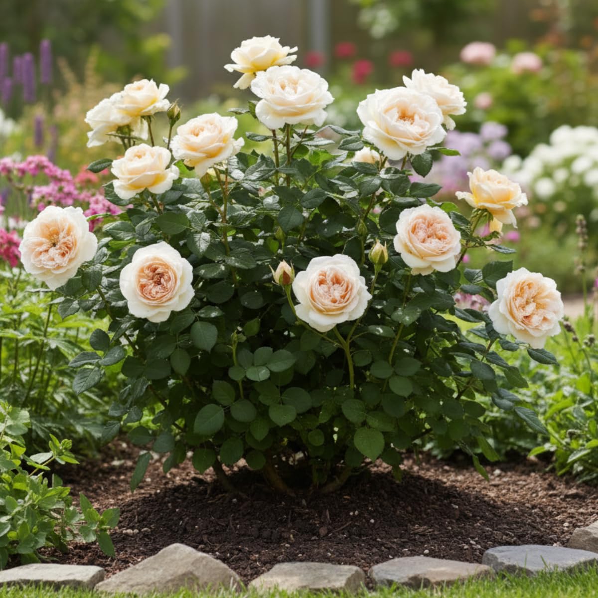 Rose Crème Vivaces Résistantes Plantes de Hollande à Planter Exterieur 1 Plante