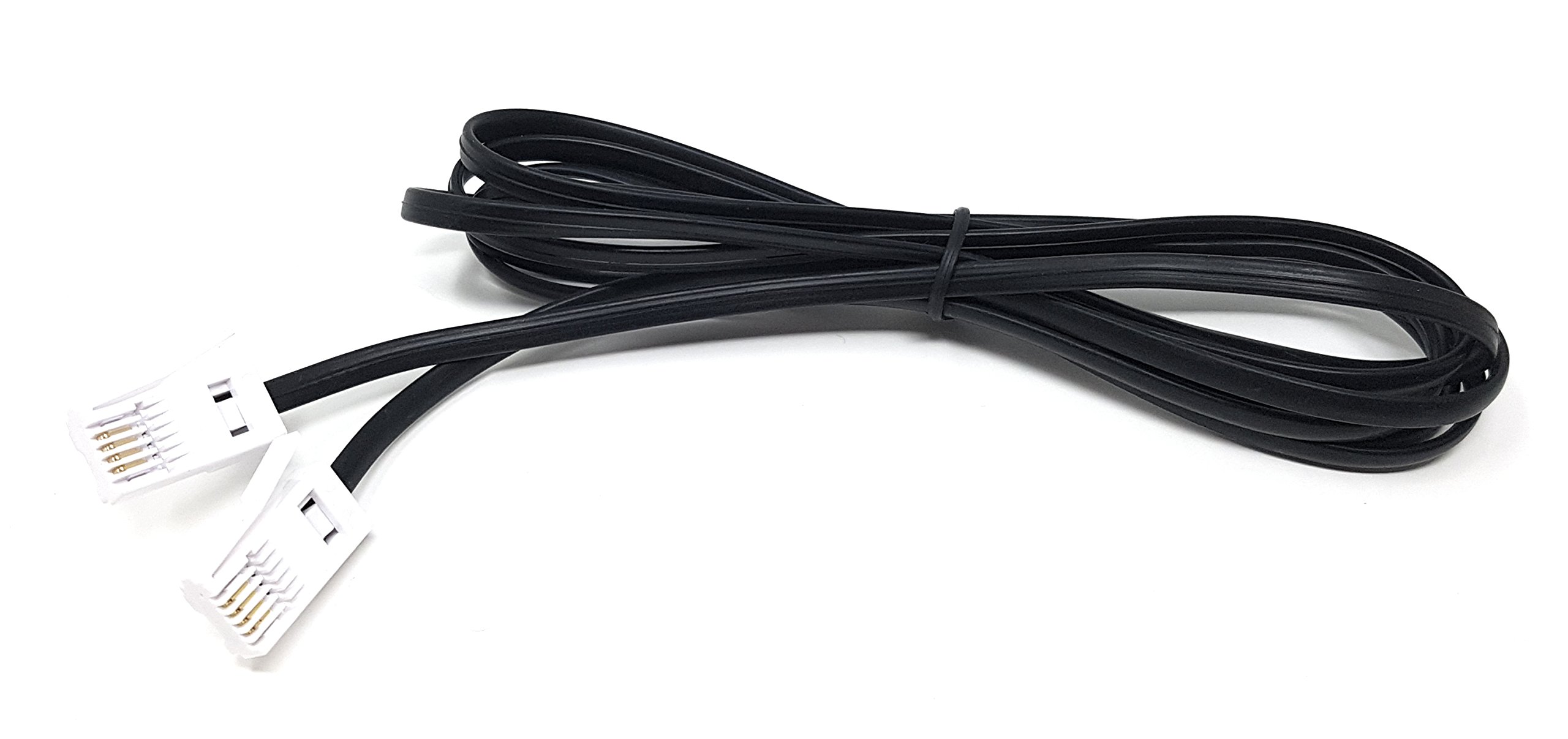 DRUT 1m BT To RJ11 4 Wire (431A) Male To Male UK Telephone Modem Lead Cable 3.3ft Black - View #10