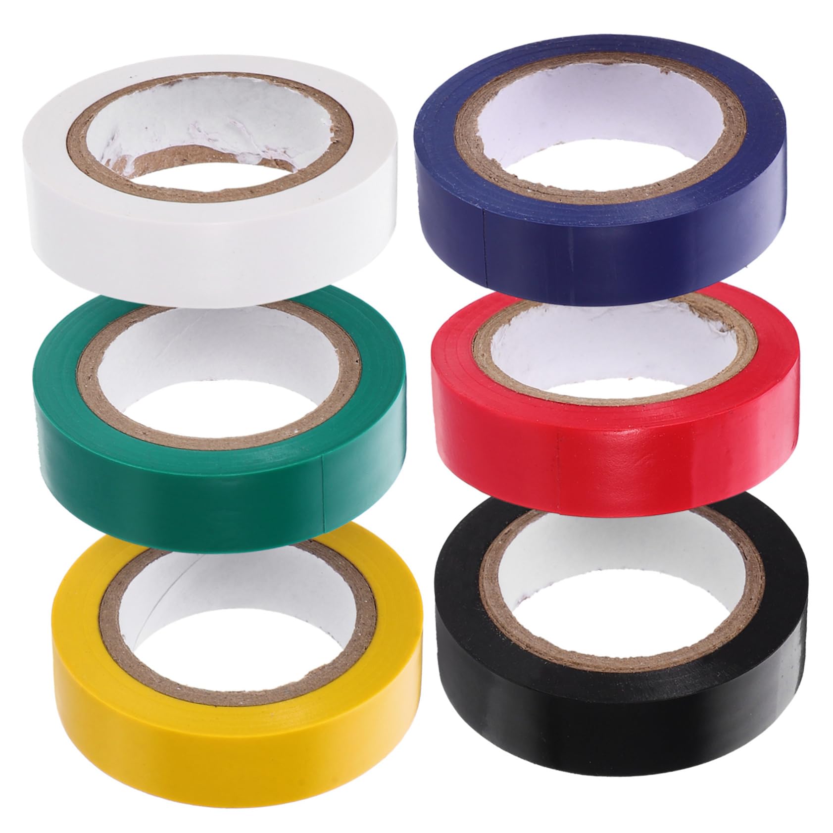 ULTECHNOVO 30rotoli Nastro Isolante Elettrico Adesivo Da Colori Resistente Alle Alte Temperature Facile Da Usare Per Lavori Elettrici e Riparazioni Domestiche
