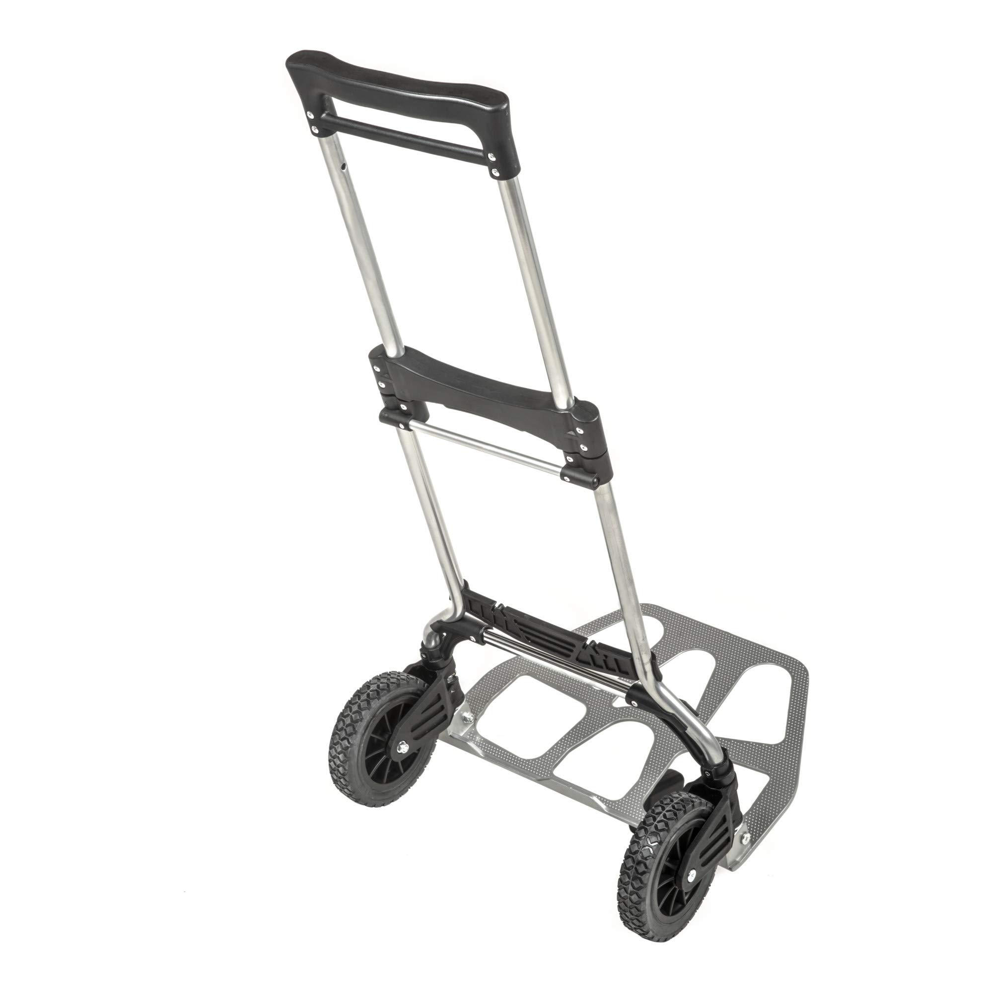 Carrello per sacchi pieghevole di STIER, carrello di trasporto in alluminio, portata fino a 120 kg, carrello impilabile per il trasporto, adatto ai gradini delle scale, trasporto di imballaggi e casse