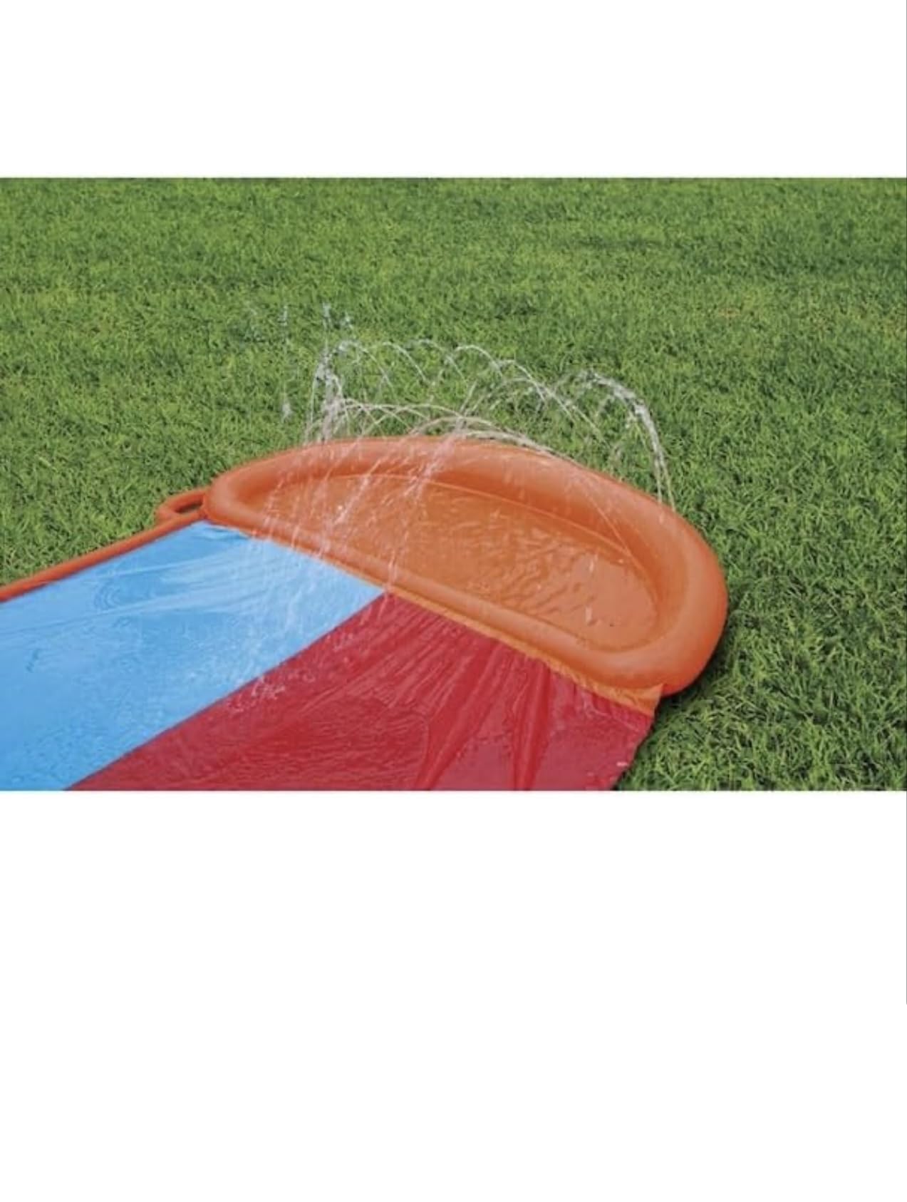 Richtots Premium 16ft Inflatable Water Splash Lawn Slide, Outdoor Double Lane Water Slip for Kids & Sprinkler Backyards Garden Waterslip Racing Lanes and Pool Slide (16 ft × 4.6 ft) - Image 8 thumbnail