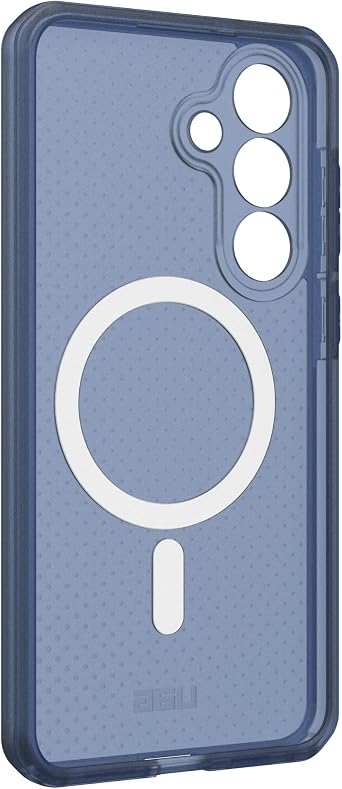 URBAN ARMOR GEAR UAG Designed for Samsung Galaxy S25 FE Case Dot - Magnetic Charging Compatible Rugged Military Grade MIL-STD Protective Cover, Cloud Blue