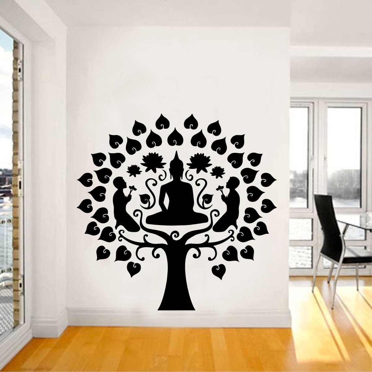 Lord Buddha Wall Stickers - Serene Home Decor -14