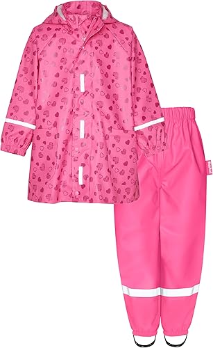 Playshoes Traje impermeable de dos piezas para barro, Pacto de Corazones, 92