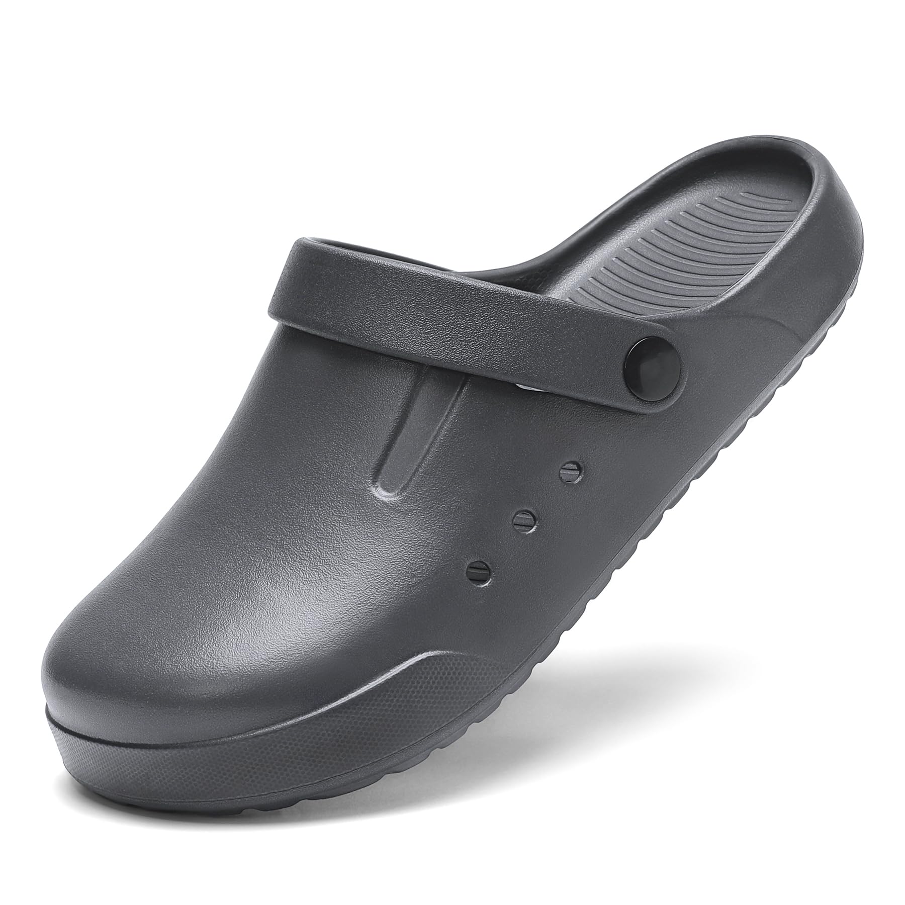 Nihaoya Zuecos para hombre y mujer, zapatos de jardín, pantuflas de playa para exteriores, cómodas, antideslizantes, ligeras, transpirables