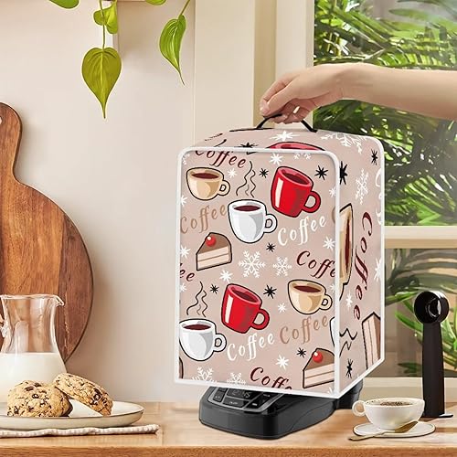 Miniatura 5 de Kathyboom Fundas protectoras resistentes al polvo para cafeteras para cafeteras, mezclador, máquina de jugo, a prueba de polvo, fundas lavables