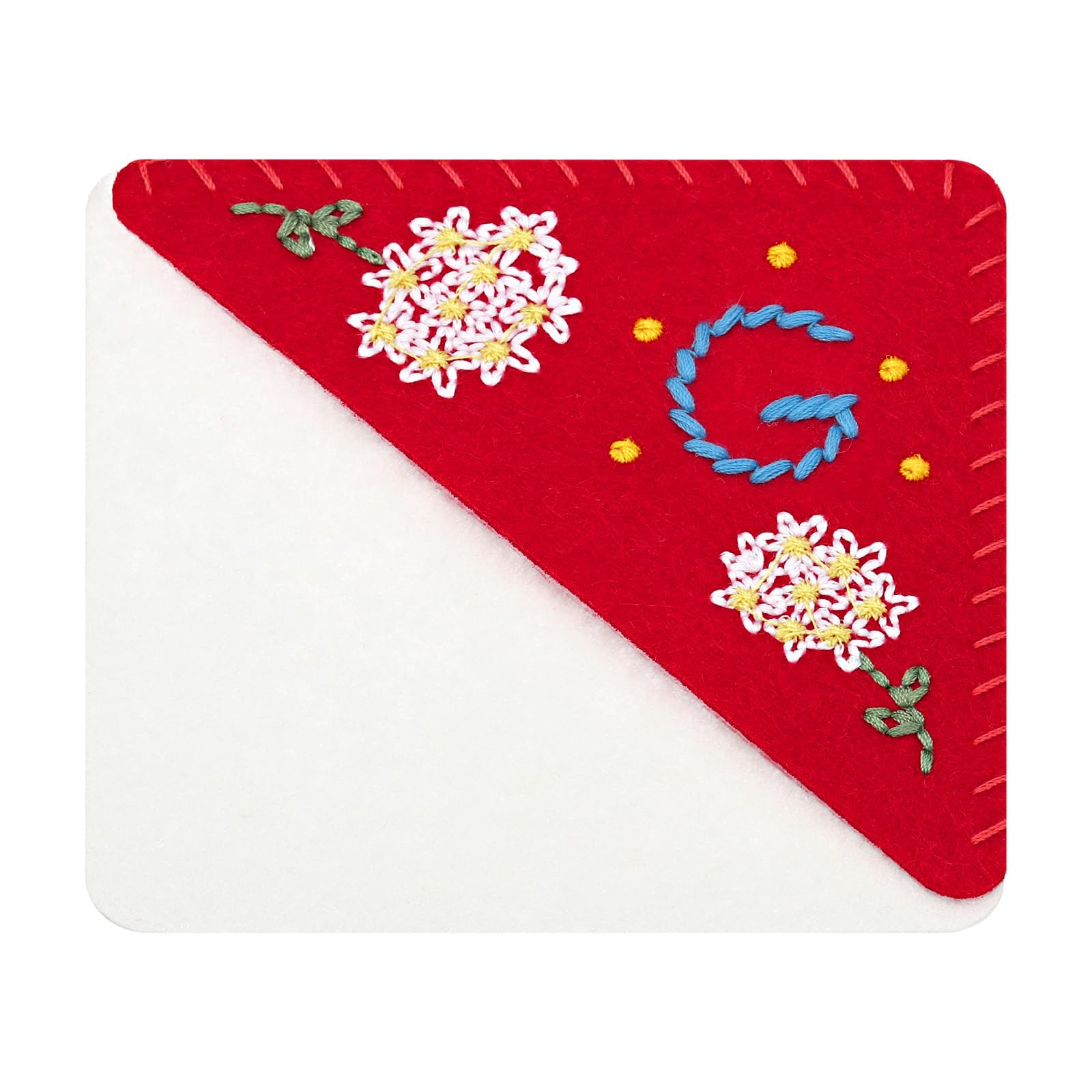 PATIKIL Personalized Embroidered Corner Bookmark