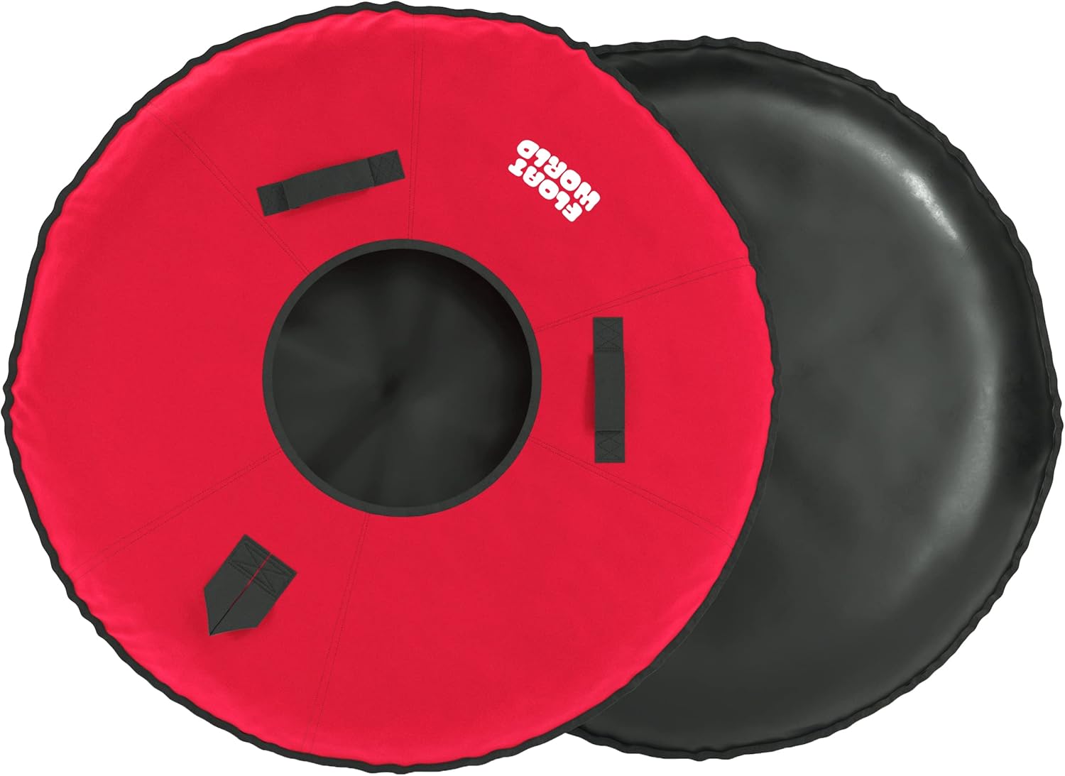 Heavy Duty Snow Tube for Adults & Kids - Large 48" Extra Durable Snow Tubing Winter Toy for Ski Mountains - Thick Vinyl Cover for Non-Pop Non-Stop Sledding