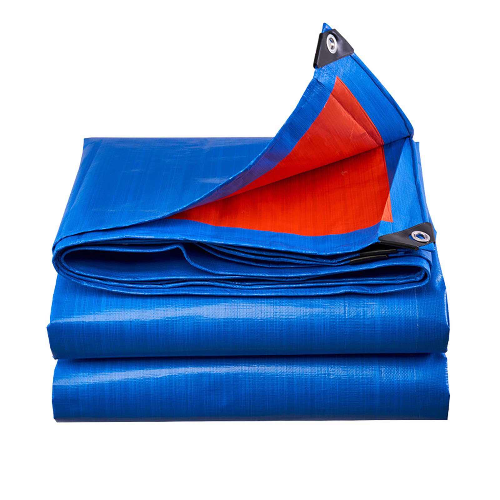 Large Tarpaulin Waterproof Heavy Duty 330 x 390 cm Heavy Duty, with Eyelets Multipurpose Tarp Easy to Wash for Multipurpose Indoor Outdoor Protection, Blue