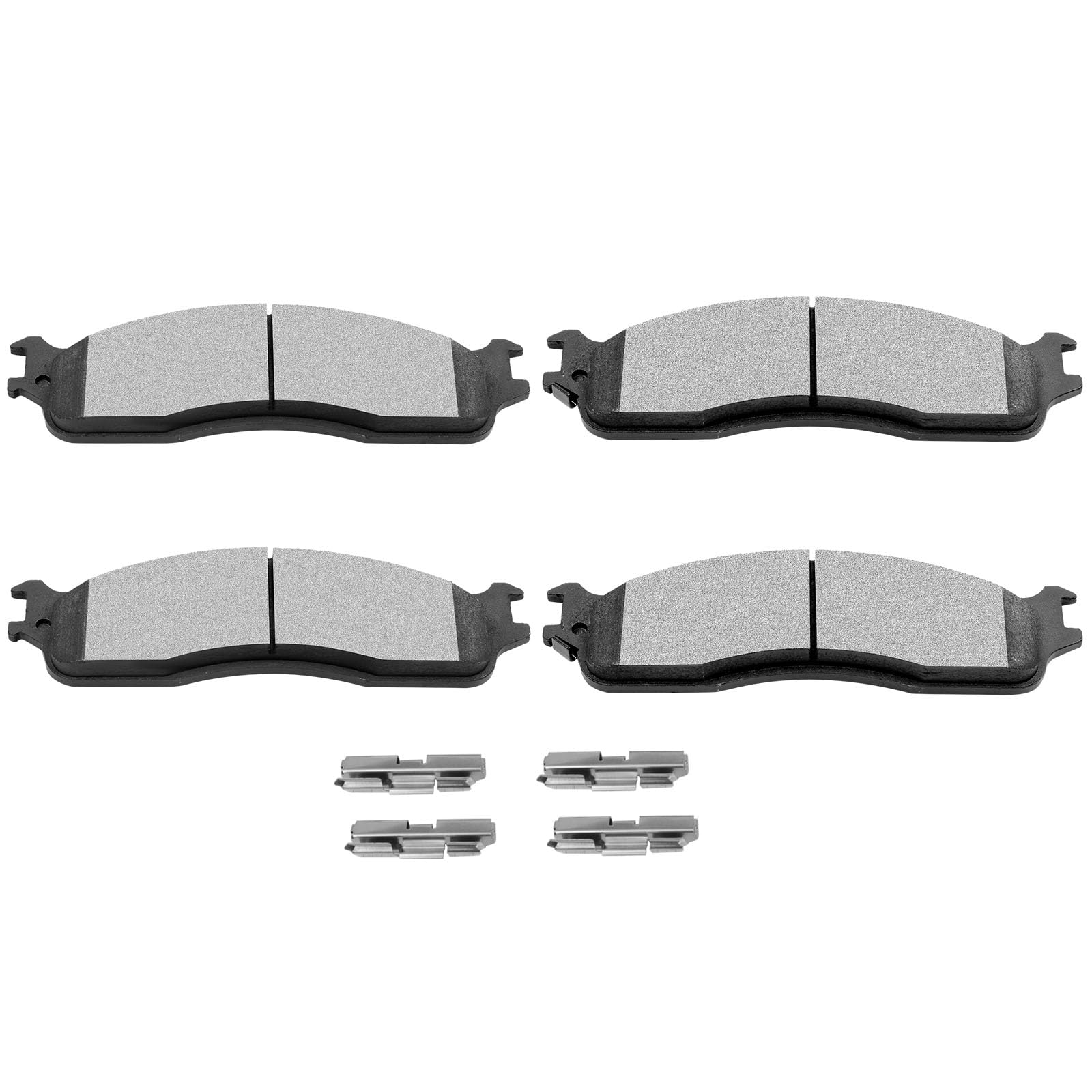 SCITOO D965 Front Semi-Metal Brake Pads Sets Fit For Dodge Ram 1500 2006-2008,For Dodge Ram 2500 2003-2008,For Dodge Ram 3500 2003-2008