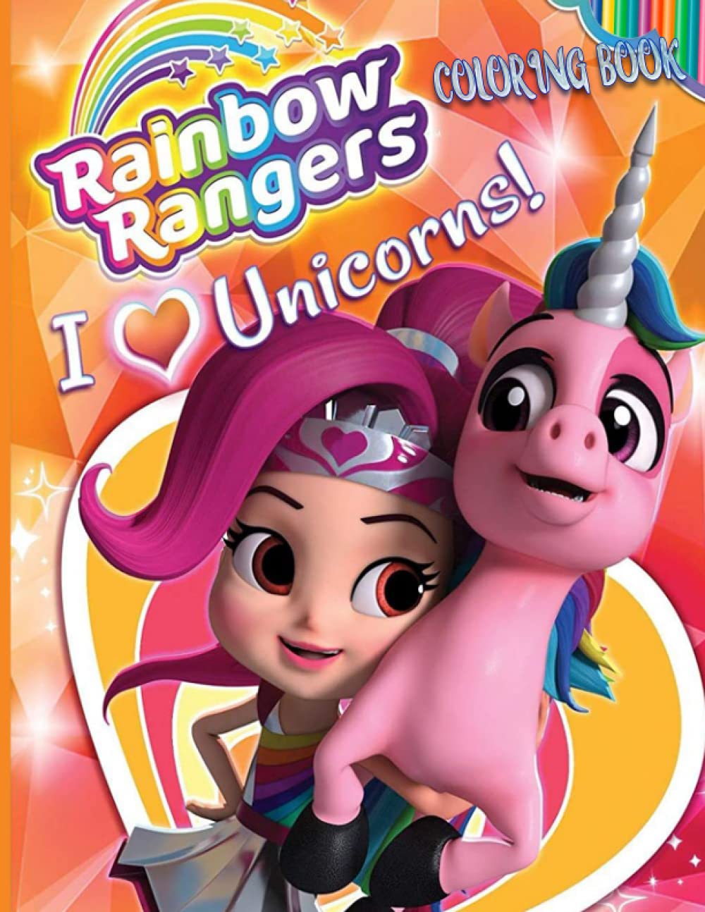 Rainbow Rangers Coloring Book Over 31 Pages Of High Quality