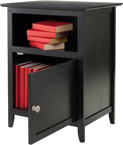 Miniatura 5 de Winsome - Mesa auxiliar de madera Henry color negro
