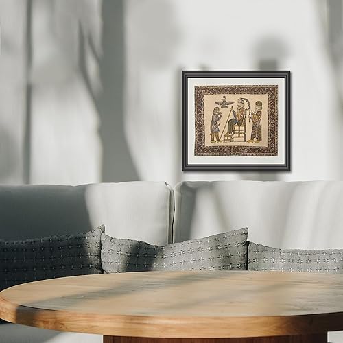 Miniatura 5 de Syrus The Great Farvahar Tapiz 17" x 17" nuevo colgante de pared hecho a mano 100% algodón